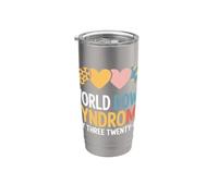Consapevolezza della sindrome di Down Sindrome di Down di ottobre Bicchiere termico in acciaio inox doppia parete