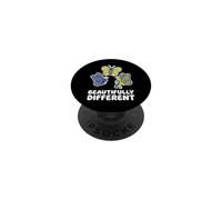 Consapevolezza della sindrome di Down Splendidamente Diverse Farfalle PopSockets PopGrip Adesivo