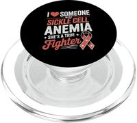 Consapevolezza dell'anemia falciforme PopSockets PopGrip per MagSafe