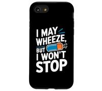 Consapevolezza dell'asma Respiro sibilante Inalatore asmatico Guerriero dell'asma Custodia per iPhone SE (2020) / 7/8