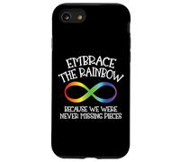 Consapevolezza dell'autismo Abbraccia The Rainbow Infinity Anti Puzzle Custodia per iPhone SE (2020) / 7/8