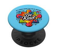 Consapevolezza dell'autismo Mamma Papà Genitori - Consapevolezza dei bambini autistici PopSockets PopGrip Adesivo