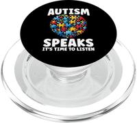 Consapevolezza dell'autismo Neurodiversità Giornata mondiale dell'autismo Autistico PopSockets PopGrip per MagSafe