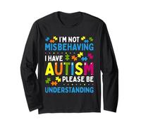 Consapevolezza dellautismo Non Mi STO comportando Male Ho lautismo Maglia a Manica