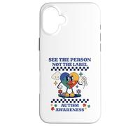 Consapevolezza dell'autismo Rispetto Amore Supporto Custodia per iPhone 16 Plus