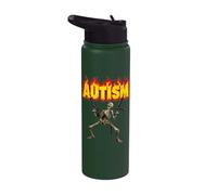 Consapevolezza dell'autismo Scheletro Autismo Scheletro Stainless Steel Insulated Water Bottle