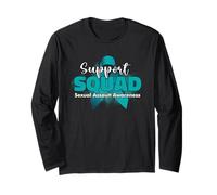 Consapevolezza delle aggressioni sessuali Indosso squadre di supporto del nastro verde acqua Maglia a Manica