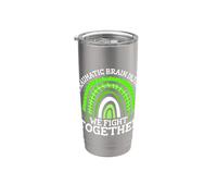 Consapevolezza delle lesioni cerebrali Supporto per la salute mentale Bicchiere termico in acciaio inox doppia parete