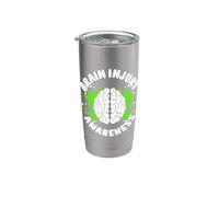 Consapevolezza delle lesioni cerebrali Supporto per la salute mentale Bicchiere termico in acciaio inox doppia parete