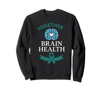 Consapevolezza delle lesioni cerebrali TBI Survivor Recupero della salute del cervello Felpa