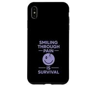 Consapevolezza dell'emicrania Dolore cronico Advocacy Forza invisibile Custodia per iPhone XS Max