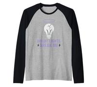 Consapevolezza dell'emicrania Dolore cronico Advocacy Forza invisibile Maglia con Maniche Raglan