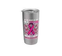 Consapevolezza di Dio della grazia del nastro pink Bicchiere termico in acciaio inox doppia parete