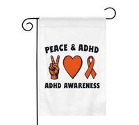 Consapevolezza HD Pace Amore Bandiere da Giardino 12,5x18 Pollici - Banner dai Colori Vivaci per Decorazioni Esterne di Giardini e Case - Idee Regalo