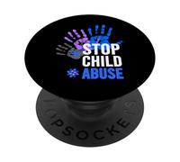 Consapevolezza per la prevenzione degli abusi di bambini PopSockets PopGrip Adesivo