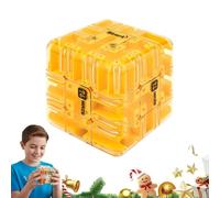 Consapevolezza Spaziale Allenamento Del Cervello Giocattolo, Cubo 3d Per Puzzle, Coordinazione Logica E Occhio Di Mano, Per Aumentare L'intelligenza, Per Bambini E Adulti, Dono Educativo Per G yellow