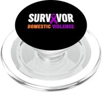 Consapevolezza sulla violenza domestica - Sopravvissuto alla violenza domestica PopSockets PopGrip per MagSafe