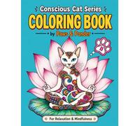 CONSCIOUS CAT: Mandala Coloring Book with Inspirational Quotes for Cat Lovers