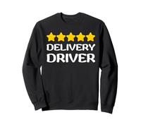 Consegna a Cinque Stelle Driver Food Jobs Funny Rating Consegne Felpa