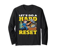 Consente di Fare Un Hard Reset Hammer Computer Smash IT Maglia a Manica