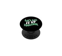 Consente di sollevare insieme Powerlifting forza atleta PopSockets PopGrip Adesivo