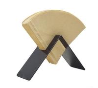 Conserva e accedi senza sforzo ai filtri del caffè con questo innovativo supporto in acciaio inossidabile a forma di V (nero)