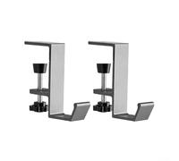 Conserva in modo efficiente la tua attrezzatura con questo set di 3 ganci da scrivania per cuffie e vari articoli per la casa