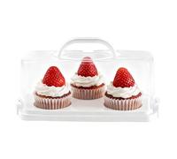 Conservation du - 36,5x15,5x13,5cm îte de Transport Gâteaux - Contenant Portable avec Poignée | Cuisine Boulangerie Maison | Plan dee Travail Armoire, Porte- Fraîcheur Rectangulaire