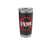 Conservative No Anti Union Non Union Bicchiere termico in acciaio inox doppia parete