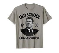 Conservative Political Shirt Old School 1980 Reagan Maglietta