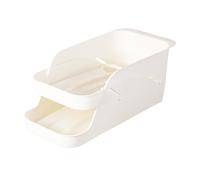 Conservazione Alimenti Generici Lattine da banco per bevande a base di uova fino a 10 lattine standard da 10 a 15 once per bevande in scatola bianche, impilabili e regolabili, per (Beige, 40x16cm)
