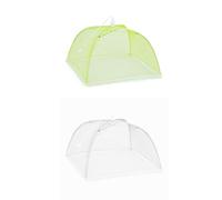 Conservazione Base Alimenti Schermo a -up Cibo Picnic grande Copertura 2 Ombrelli Rete a rete Proteggi cucina, da e bar (C, One Size)