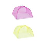 Conservazione Base Alimenti Schermo a -up Cibo Picnic grande Copertura 2 Ombrelli Rete a rete Proteggi cucina, da e bar (B, One Size)