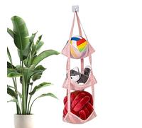 Conservazione di palline sportive, supporto a rete verticale, portaoggetti multistrato sopra la porta, organizer per palloni da calcio, pallavolo, basket, giocattoli, cameretta dei bambini