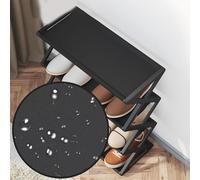 Conservazione efficiente con scarpiera a forma di X, perfetta per organizzare le calzature in piccole aree abitative (C)