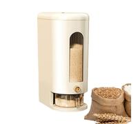 Conservazione in barattolo di riso | Dispenser di riso Contenitore ermetico Tipo spinta - Dispenser di supporto per riso per mantenere i cereali domestici dalla dispensa del