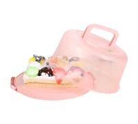 Conservazione per torte, supporto per torta con coperchio e manico | Contenitori per torte con coperchi,Cupola riutilizzabile Airght Case Trasparente per Bakery Wedding Party Display