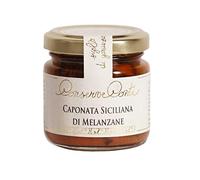 Conserve Conti - Caponata siciliana di Melanzane - 4 vasetti da ml. 106/360 g - produzione artigianale