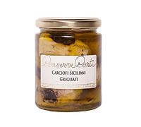 Conserve Conti - Carciofi siciliani grigliati in olio extravergine d'oliva - 2 vasi da ml. 314/540 - produzione artigianale