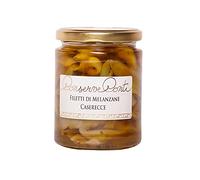 Conserve Conti - Filetti di Melanzane caserecce in olio extravergine d'oliva - 2 Vasi da ml. 314/540 g - produzione artigianale siciliana