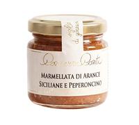 Conserve Conti - Marmellata di Arance siciliane e Peperoncino - 4 Vasetti da ml. 106 / 360 g - produzione artigianale