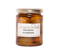 Conserve Conti - Olive ripiene alla Messinese in olio extravergine d'oliva - 2 vasi da ml. 314/570 g - produzione artigianale