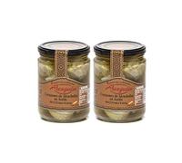 Conserve di Carciofi Sott'Olio Interi 10/12 Frutti - Vasetto da 445 g - Conservas Acequia (2 vasetti)