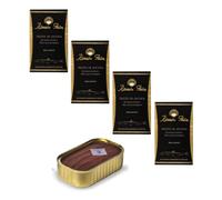 Conserve di Pesce di Mare | Ramòn Peña® | Filetti Acciughe del Cantabrico | Conserve Artigianali - 4 x 85 Gr | Acciughe Cantabrico Prima Pesca