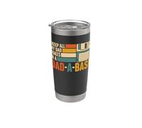 Conservo tutte le battute di mio padre in un design Dad-A-Base Bicchiere termico in acciaio inox doppia parete