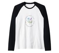 Considera i Fiori di Campo, Donne, Giovani e Ragazze Maglia con Maniche Raglan