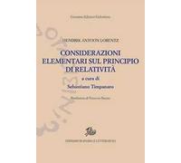 Considerazioni elementari sul principio di relatività