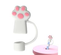 Consigli per cannucce, copertura antipolvere per cannucce - Copertura in paglia a forma di artiglio di gatto | Strumento per bere materiale per uso alimentare per casa, auto, dormitorio, viaggi e scuo