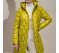 Consigliato di acquistare una taglia in più - Cappotto imbottito lungo con cappuccio da donna, giacca calda da esterno con tasche multiple, capo di moda essenziale per l'inverno L,M,S,XLColore unicoTe