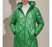 Consigliato di acquistare una taglia in più - Cappotto imbottito lungo con cappuccio da donna, giacca calda da esterno con tasche multiple, capo di moda essenziale per l'inverno e il freddo L,M,S,XLCo